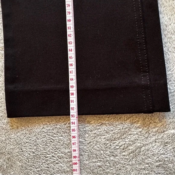 Banana Republic Petite Sloan Black Flare Pants - Cotton Blend - Size 10P - Picture 7 of 9